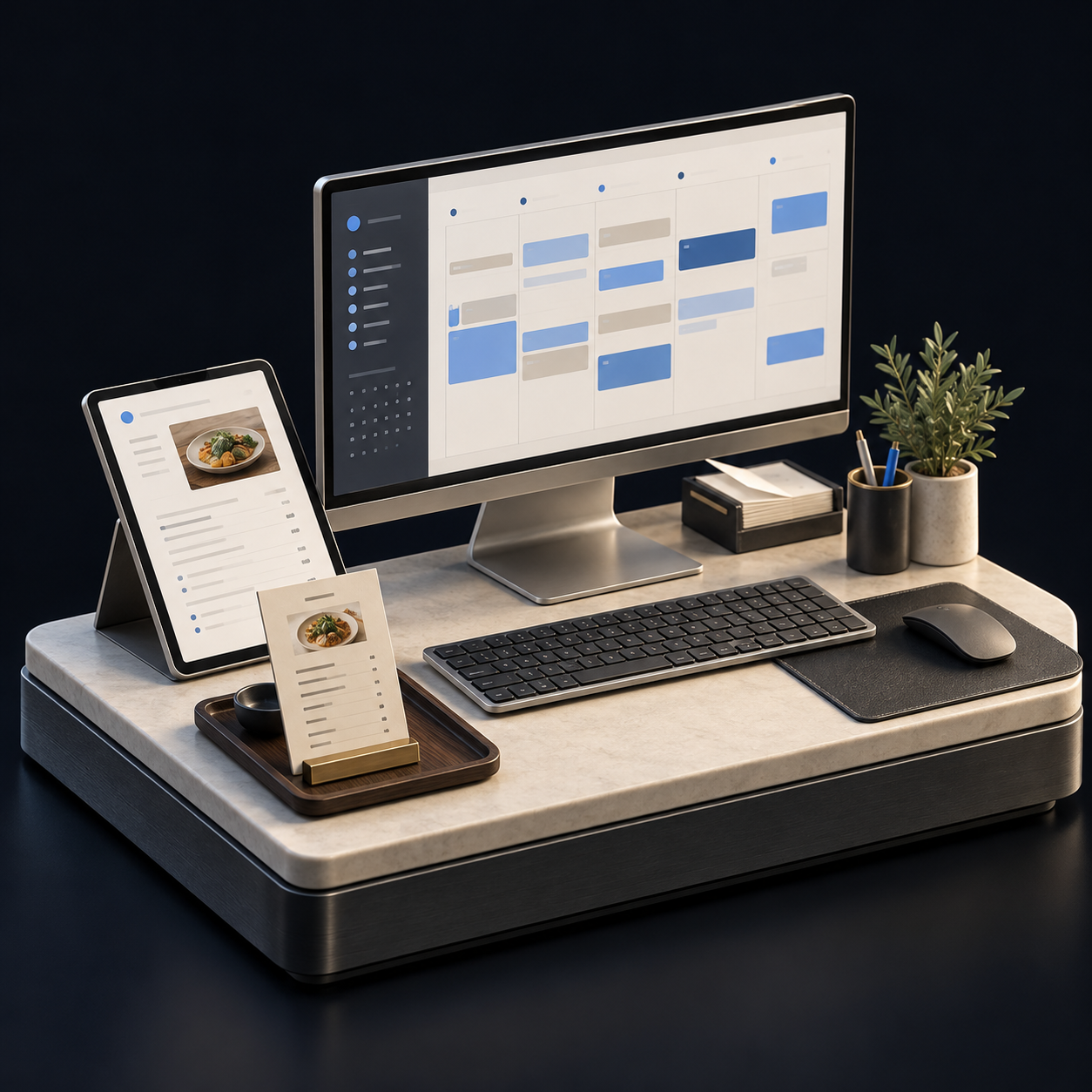 Concept illustration of the planning tools behind implementation work